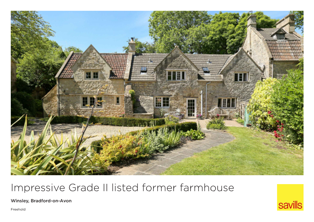 Impressive Grade II Listed Former Farmhouse