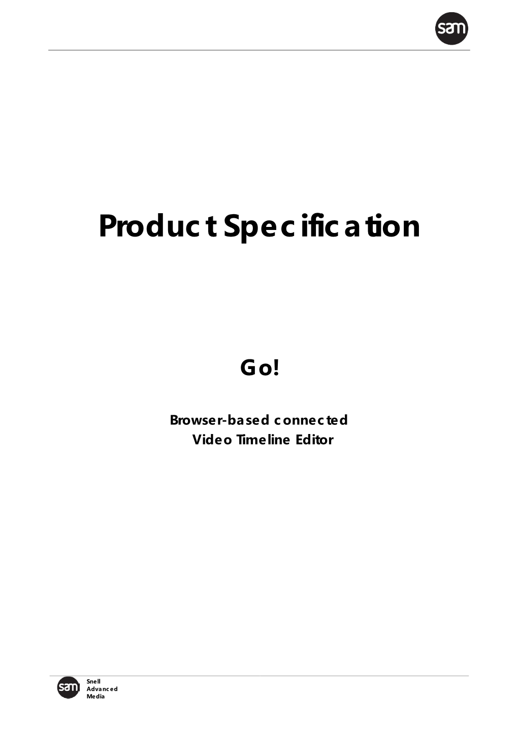 Product Specification