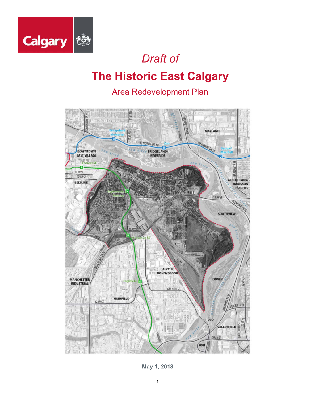 Draft of the Historic East Calgary Area Redevelopment Plan