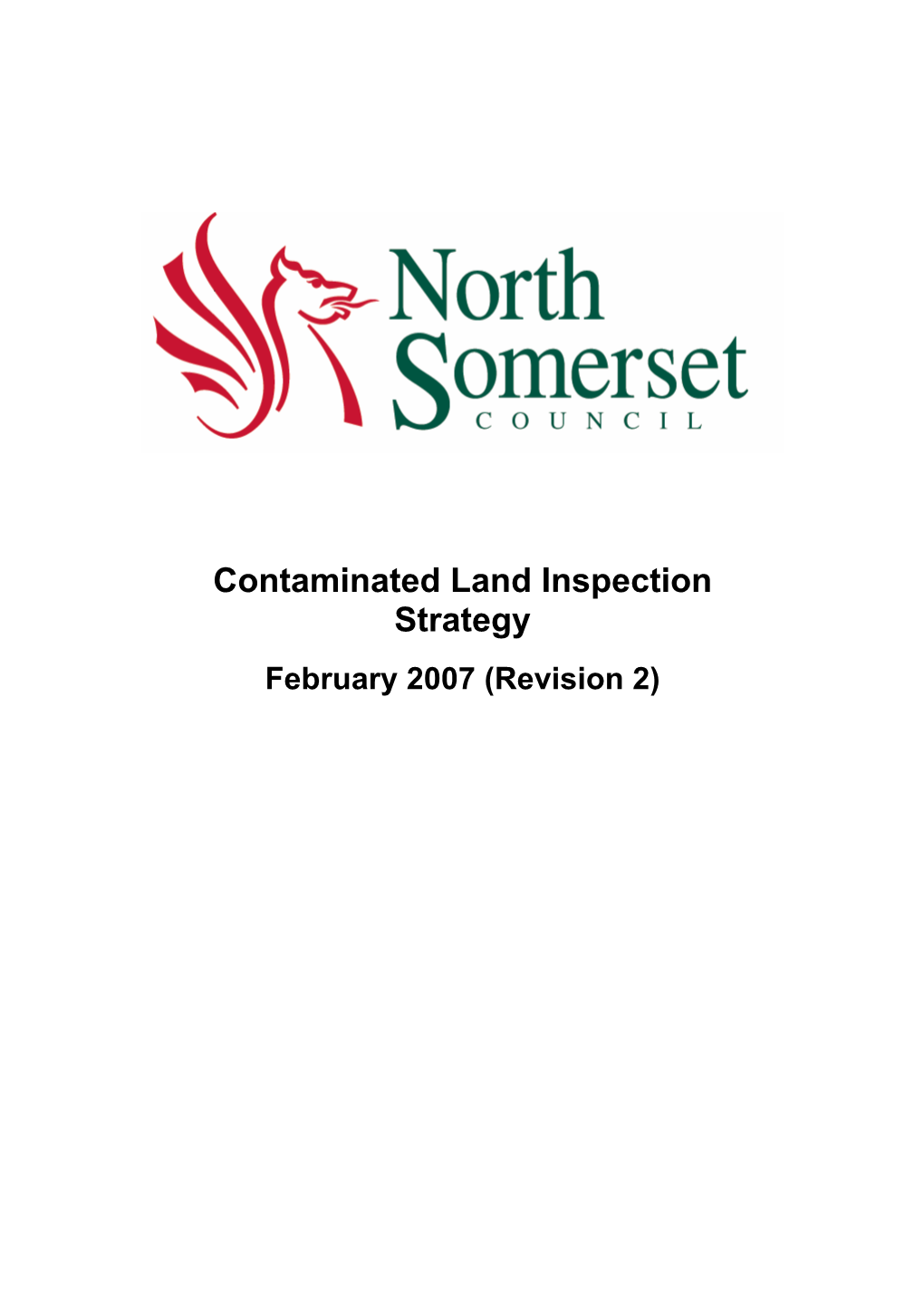 Contaminated Land Inspection Strategy February 2007