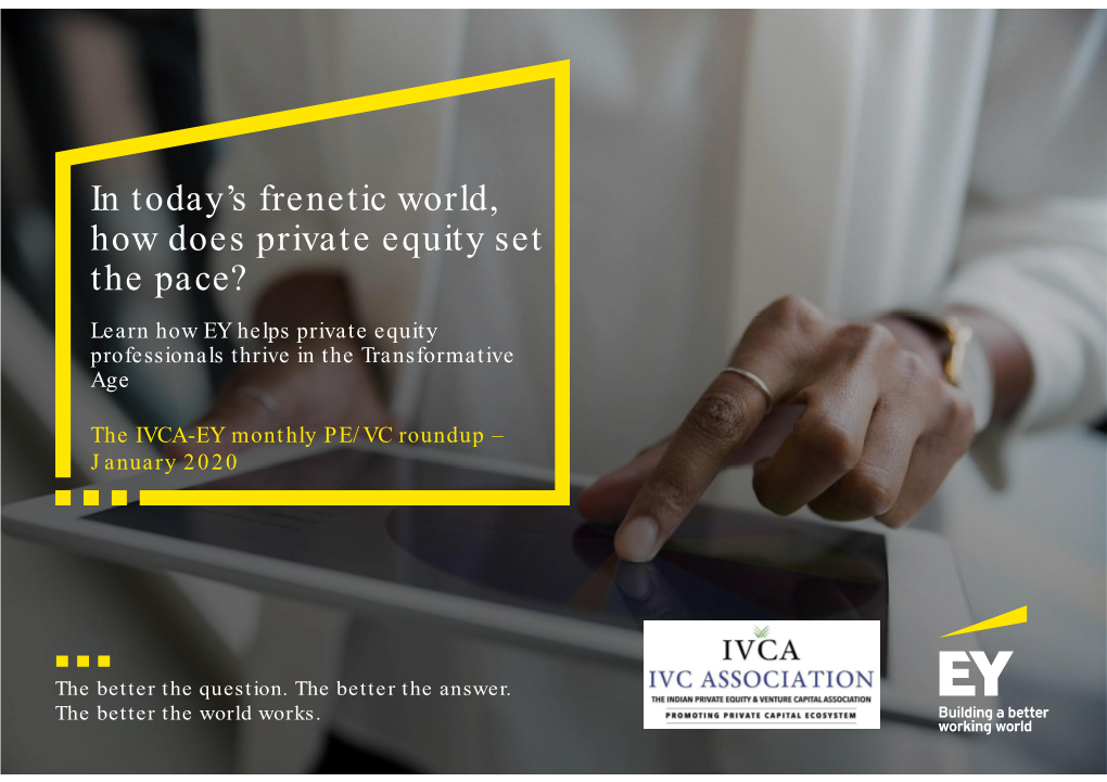 In Today's Frenetic World, How Does Private Equity Set the Pace?