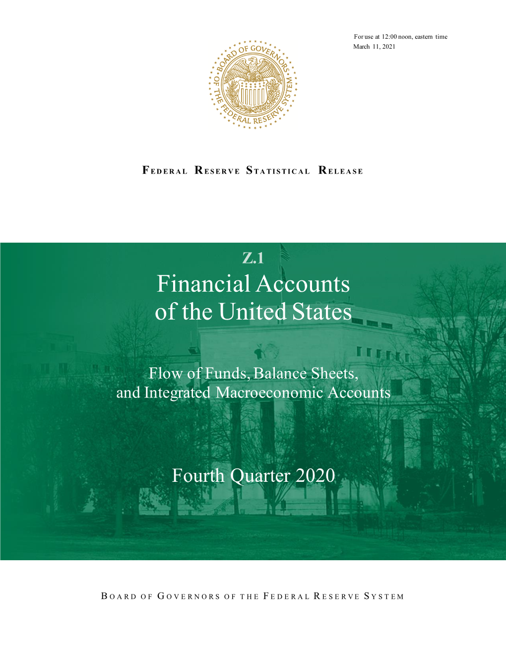 Financial Accounts of the United States