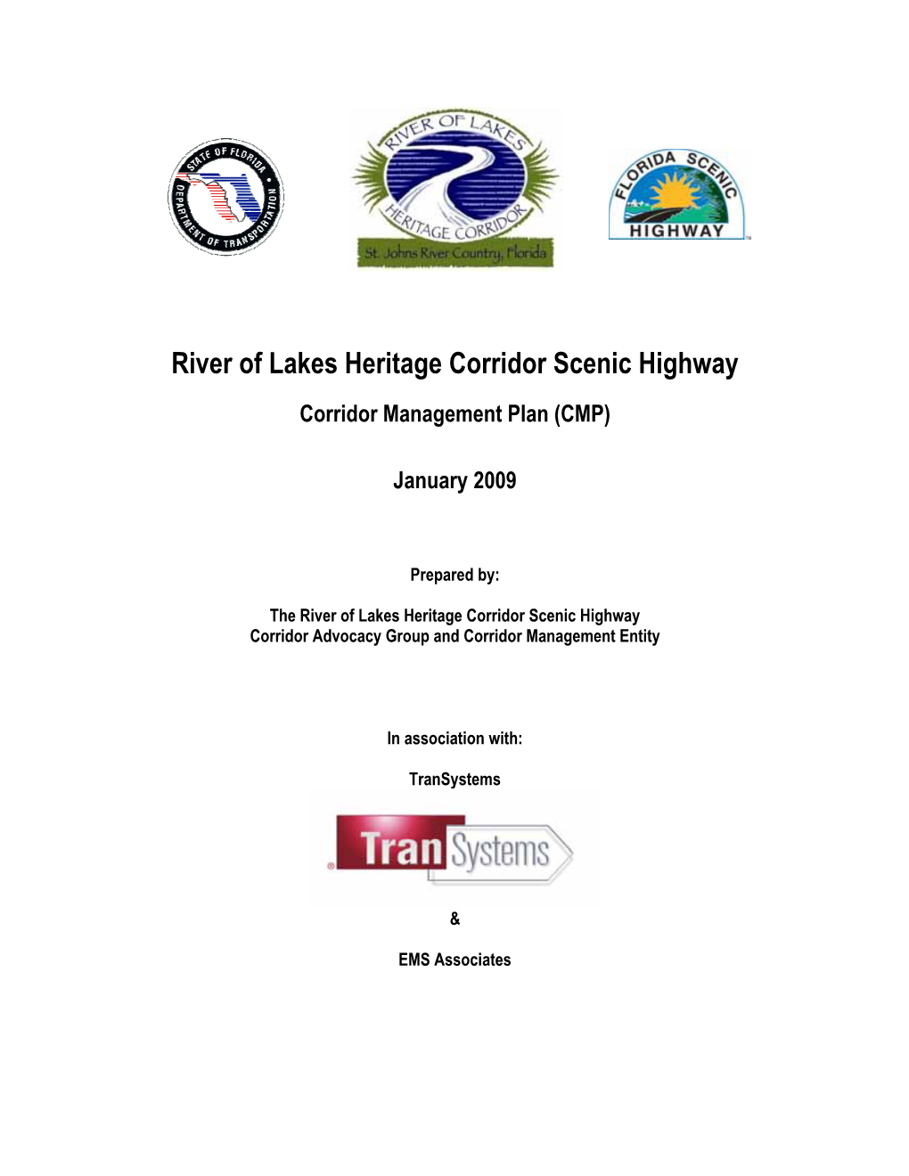 River of Lakes Heritage Corridor Scenic Highway Corridor Management Plan (CMP)