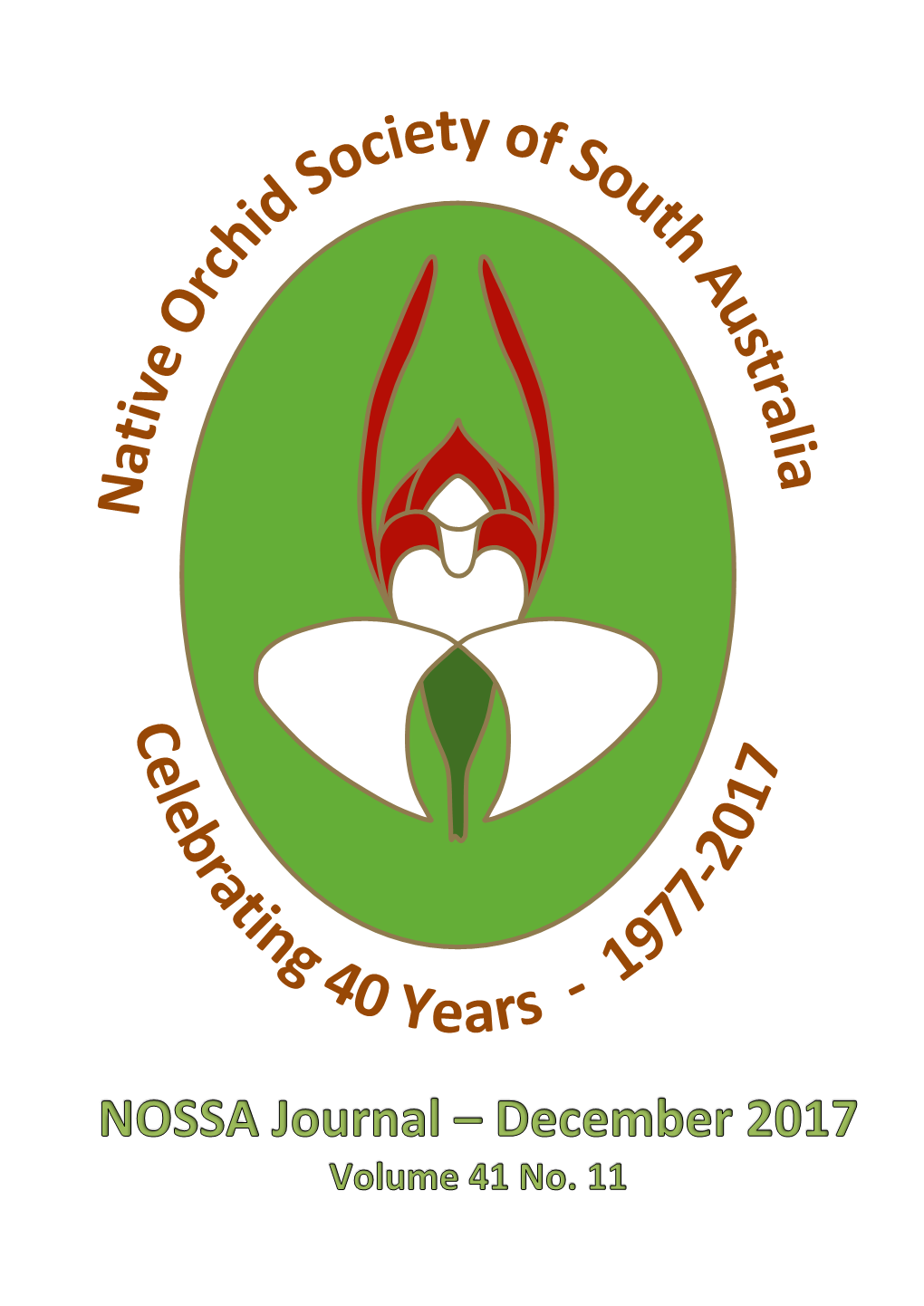 Native Orchid Society of South Australia Journal December 2017