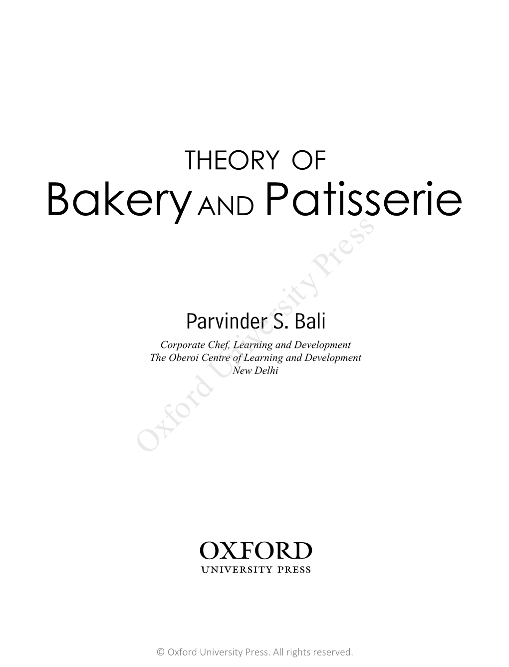 Introduction to Pastry and Bakery Defines Various Sections of a Professional Pastry Kitchen and Provides an Overview of the Hierarchy and Layout of the Same