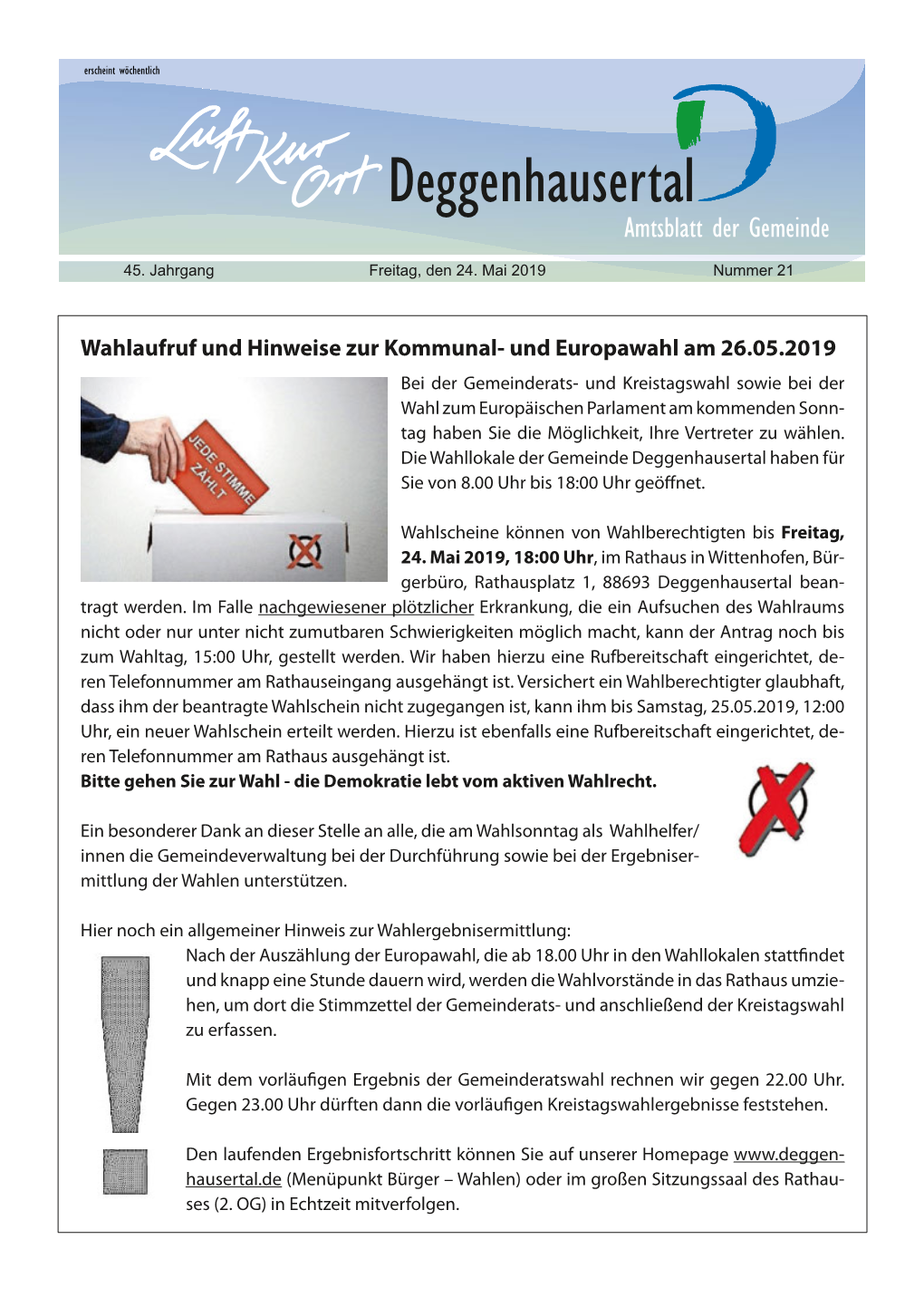 Deggenhausertal Amtsblatt Der Gemeinde