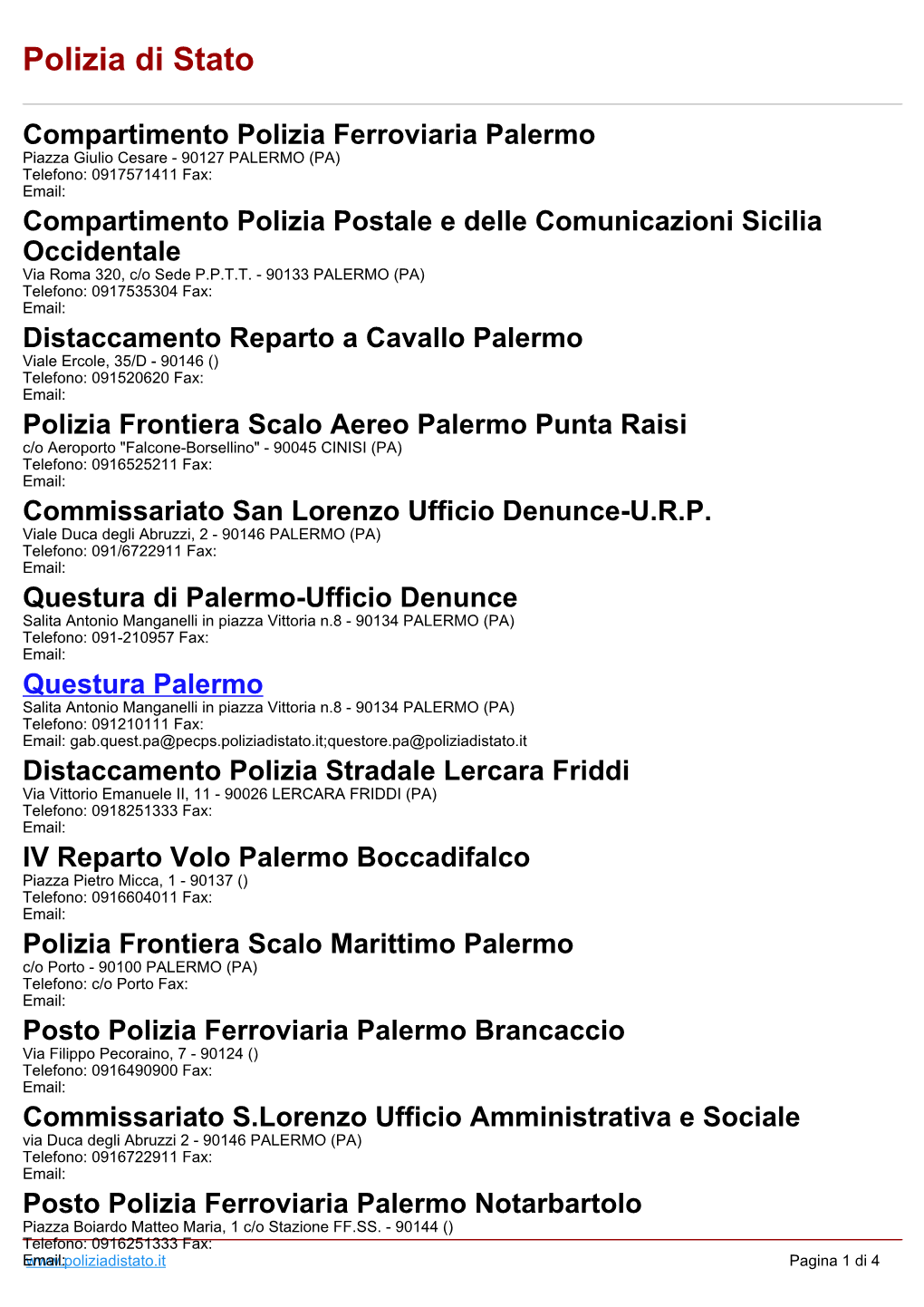 Gli Uffici Della Provincia in Formato