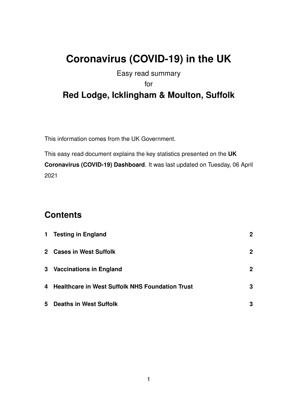 Red Lodge, Icklingham & Moulton, Suffolk