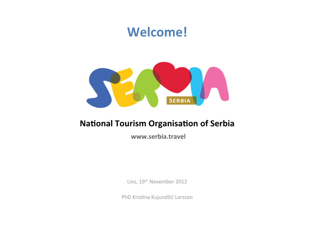 Nabonal Tourism Organisabon of Serbia