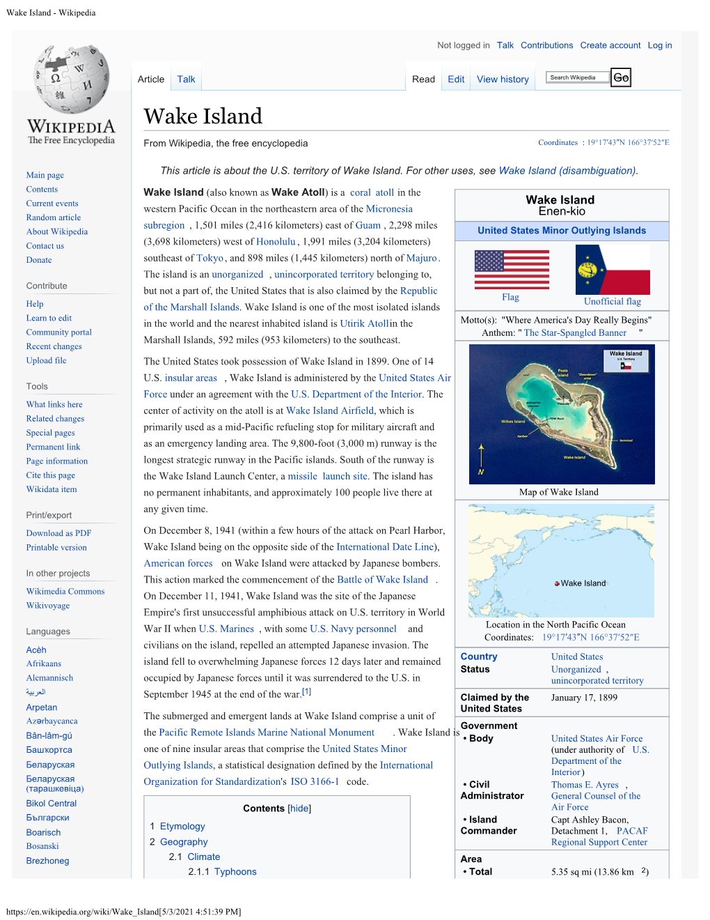 Wake Island - Wikipedia