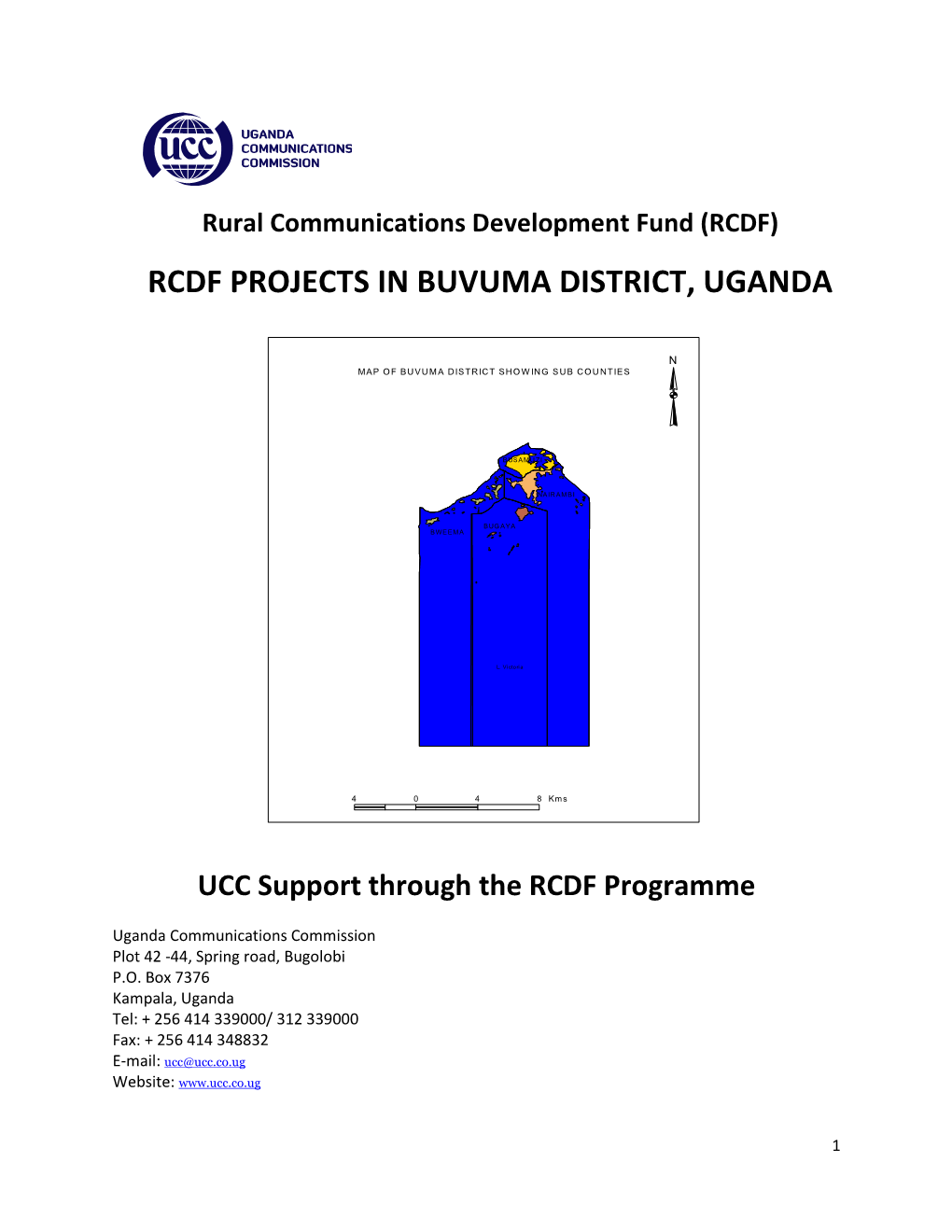 Rcdf Projects in Buvuma District, Uganda