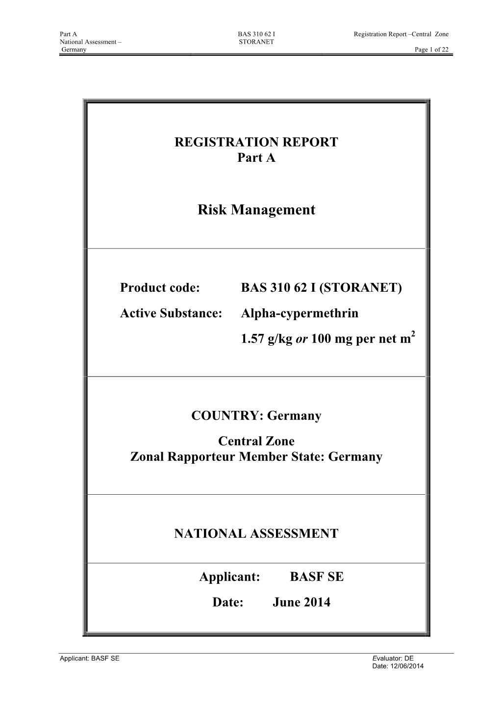 Risk Management