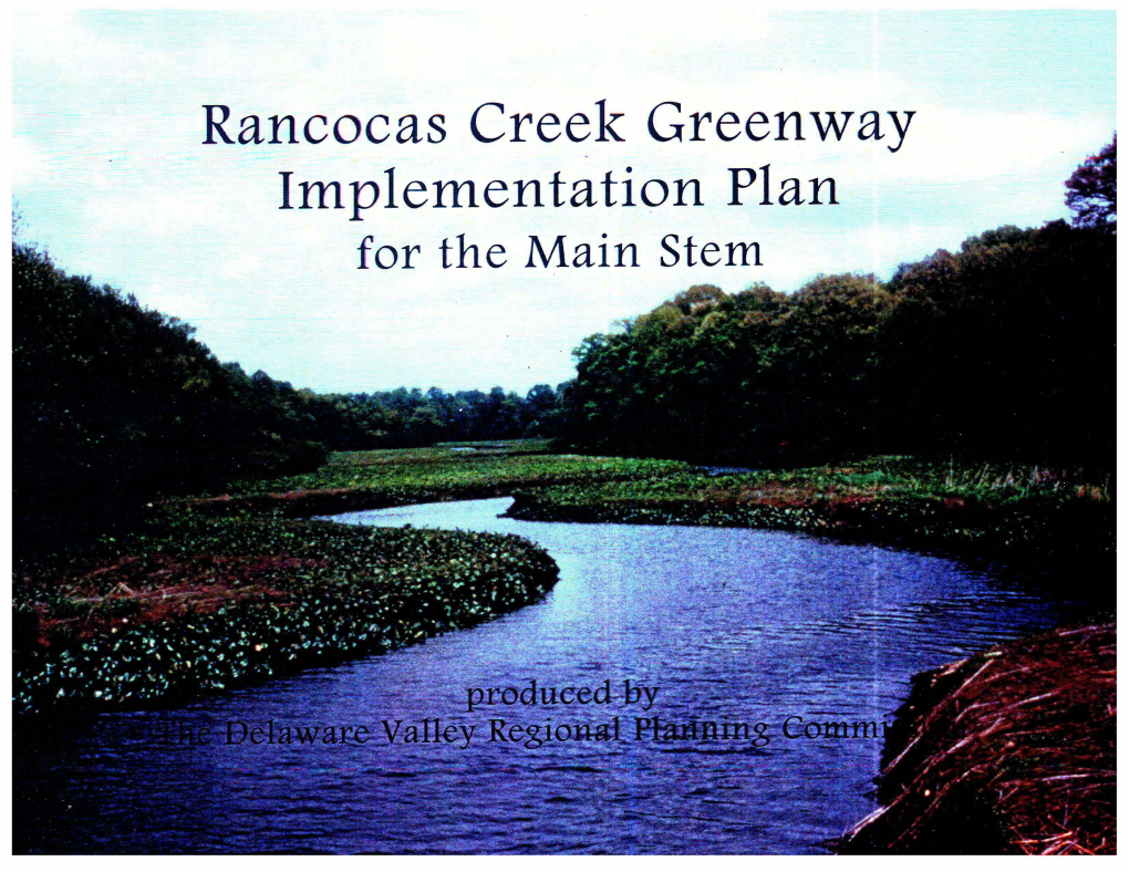Rancocas Creek Greenway Implementation Plan for the Main Stem