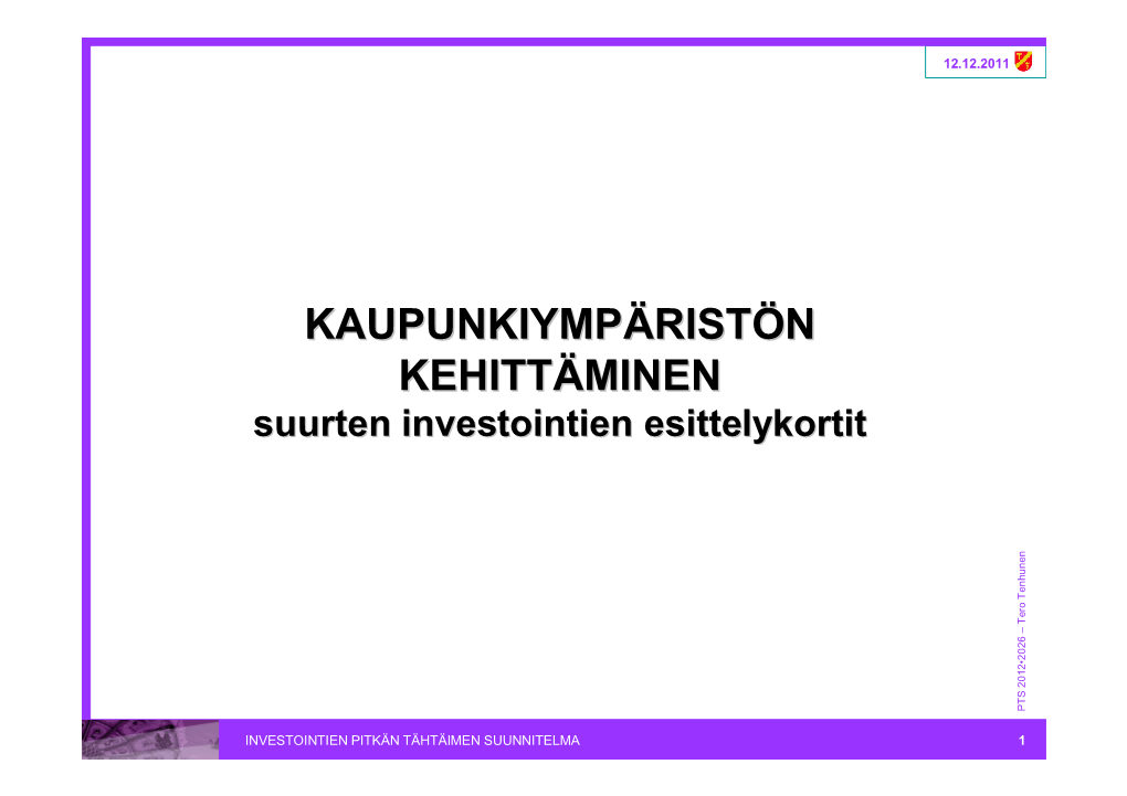 Kaupunkiympäristön Kehittäminen