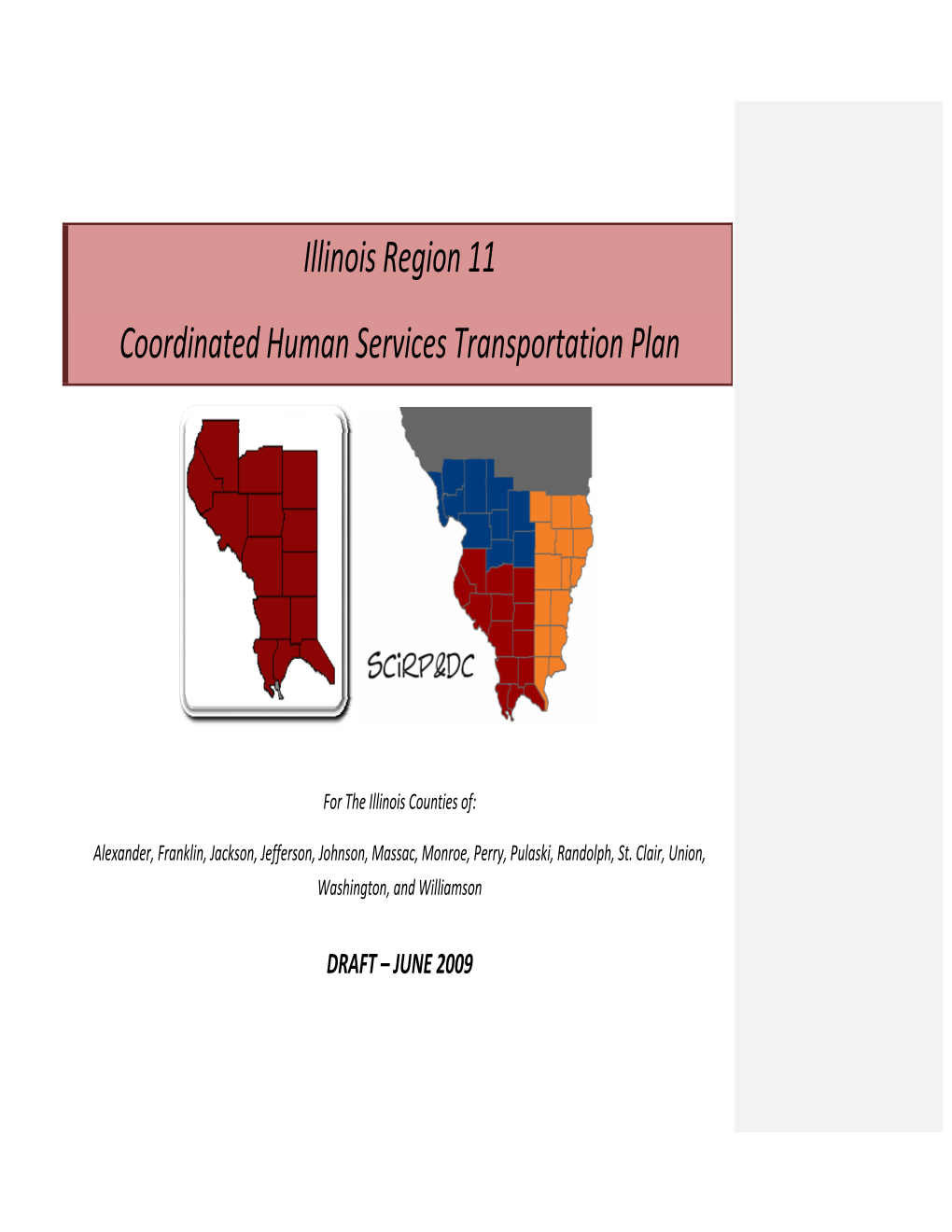 Illinois Region 11 Coordinated Human Services Transportation Plan