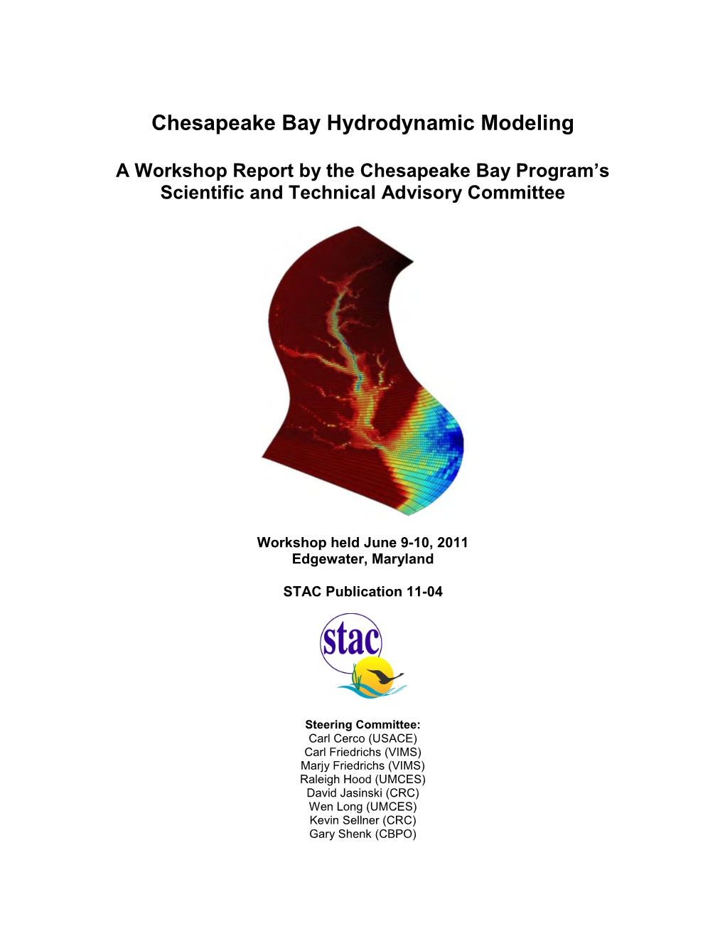 Chesapeake Bay Hydrodynamic Modeling