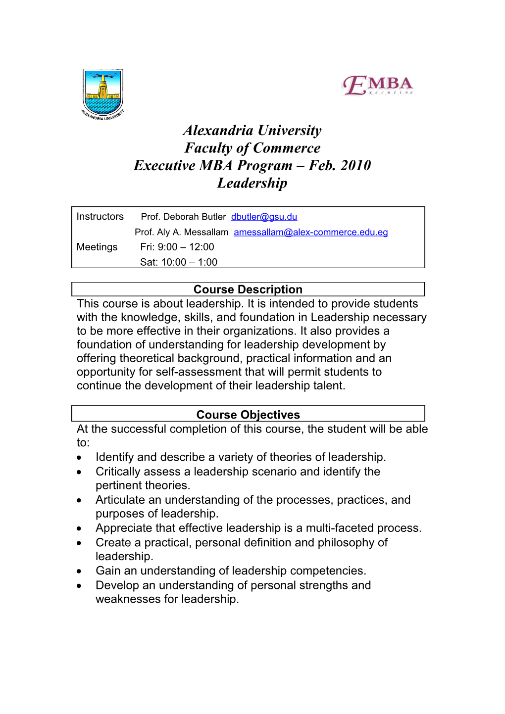 Alexandria University s1