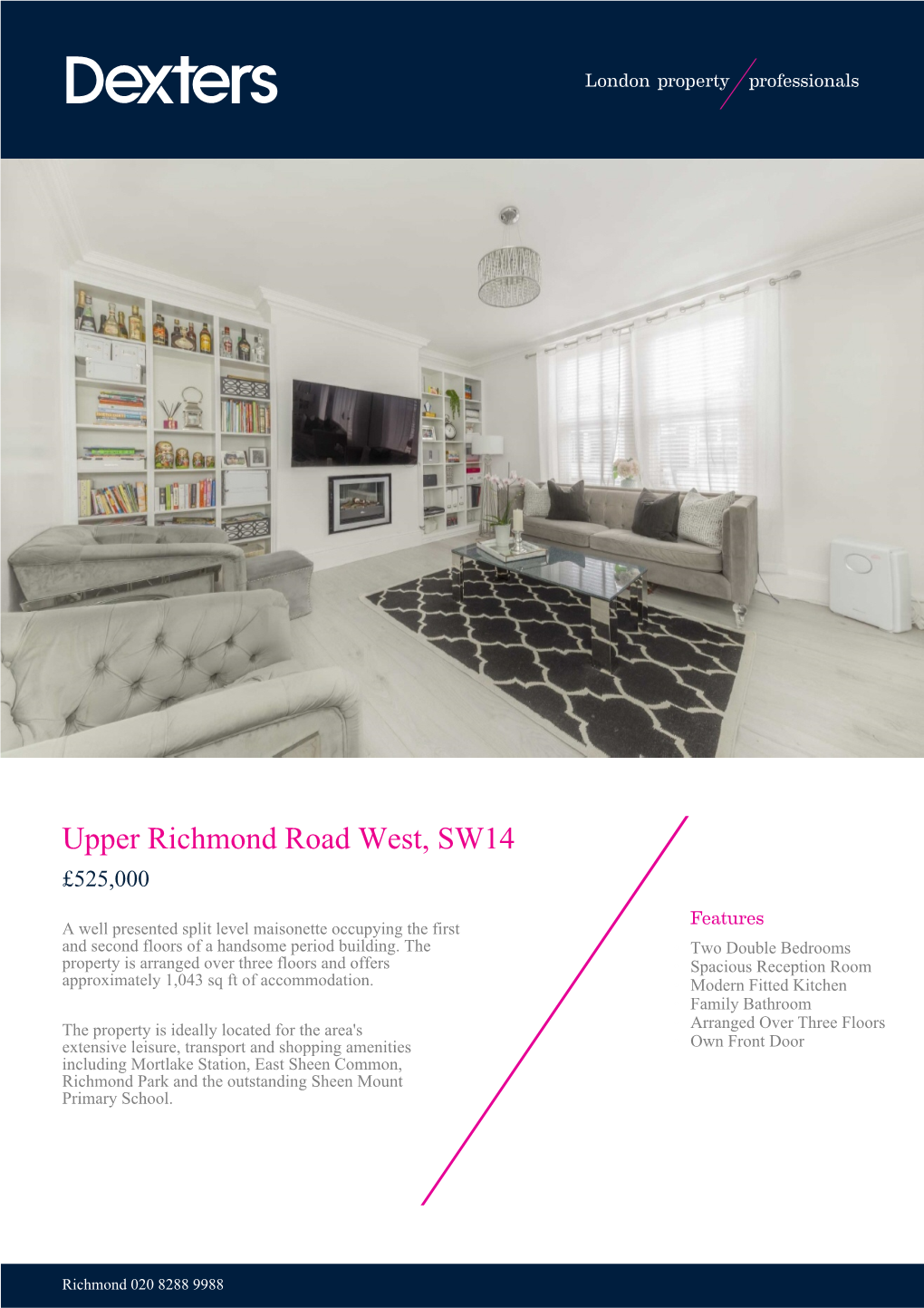Upper Richmond Road West, SW14 £525,000