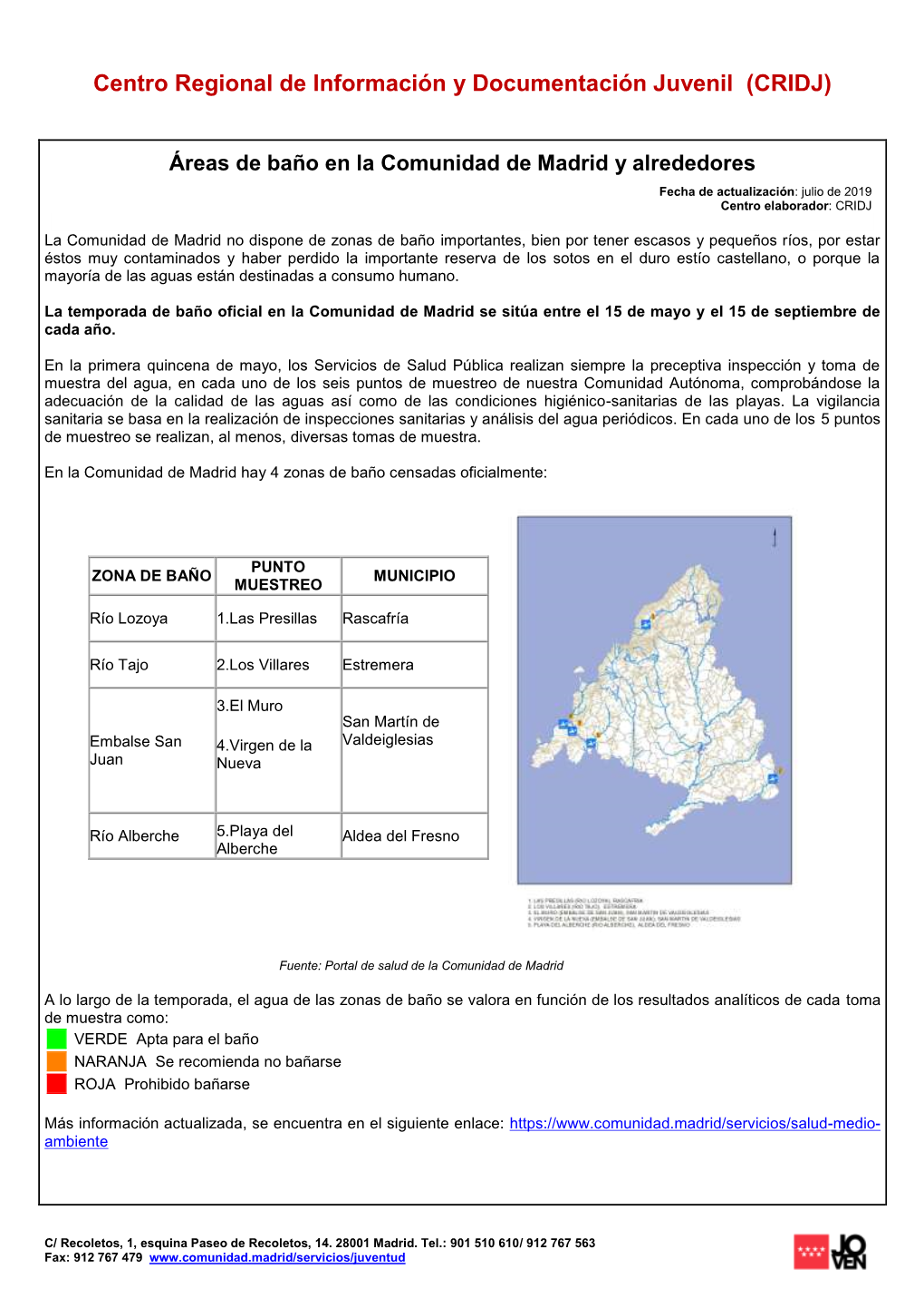 Centro Regional De Información Y Documentación Juvenil (CRIDJ)