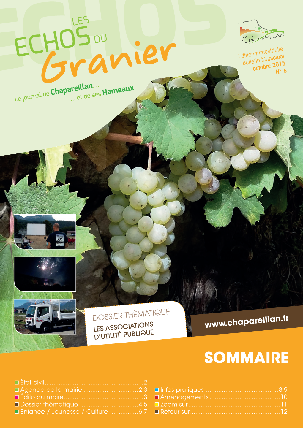 Bulletin Municipal Octobre 2015 N° 6