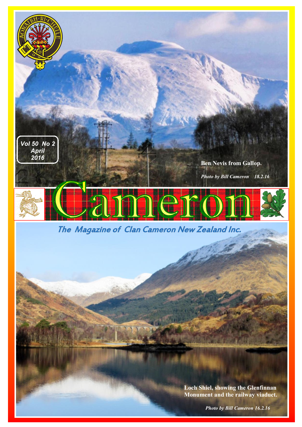 The Magazine of Clan Cameron New Zealand Inc