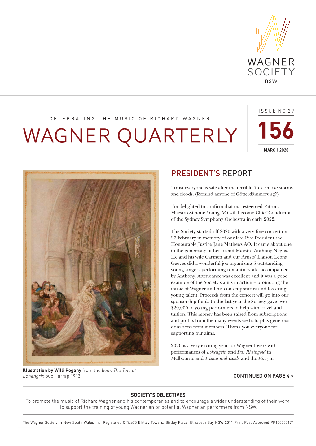 Wagner Quarterly 156 March 2020