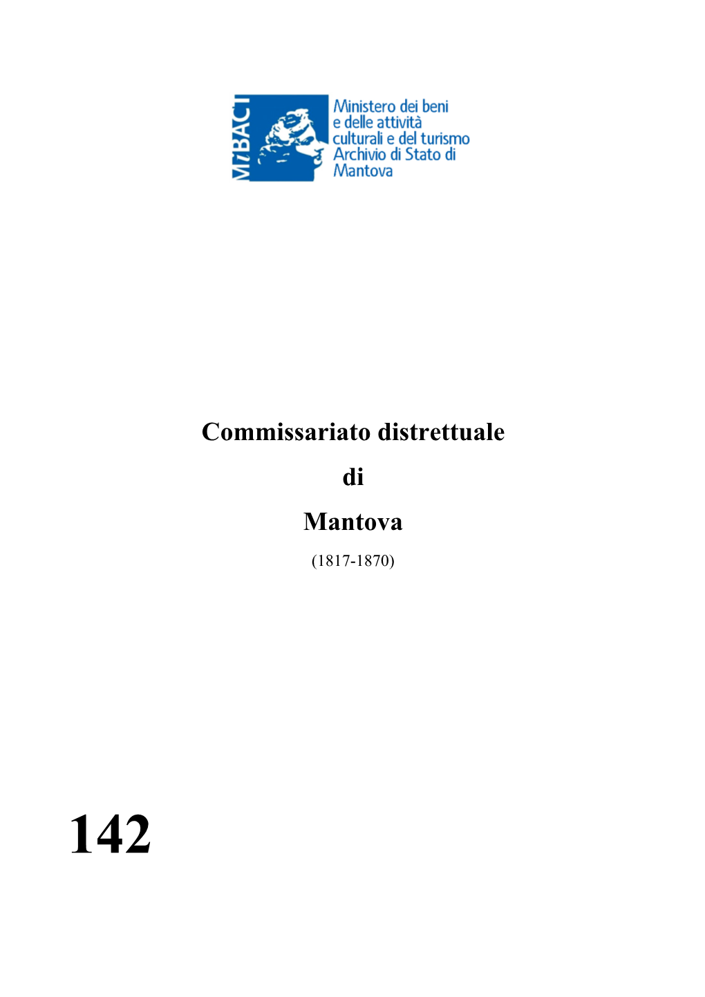 Commissariato Distrettuale Di Mantova