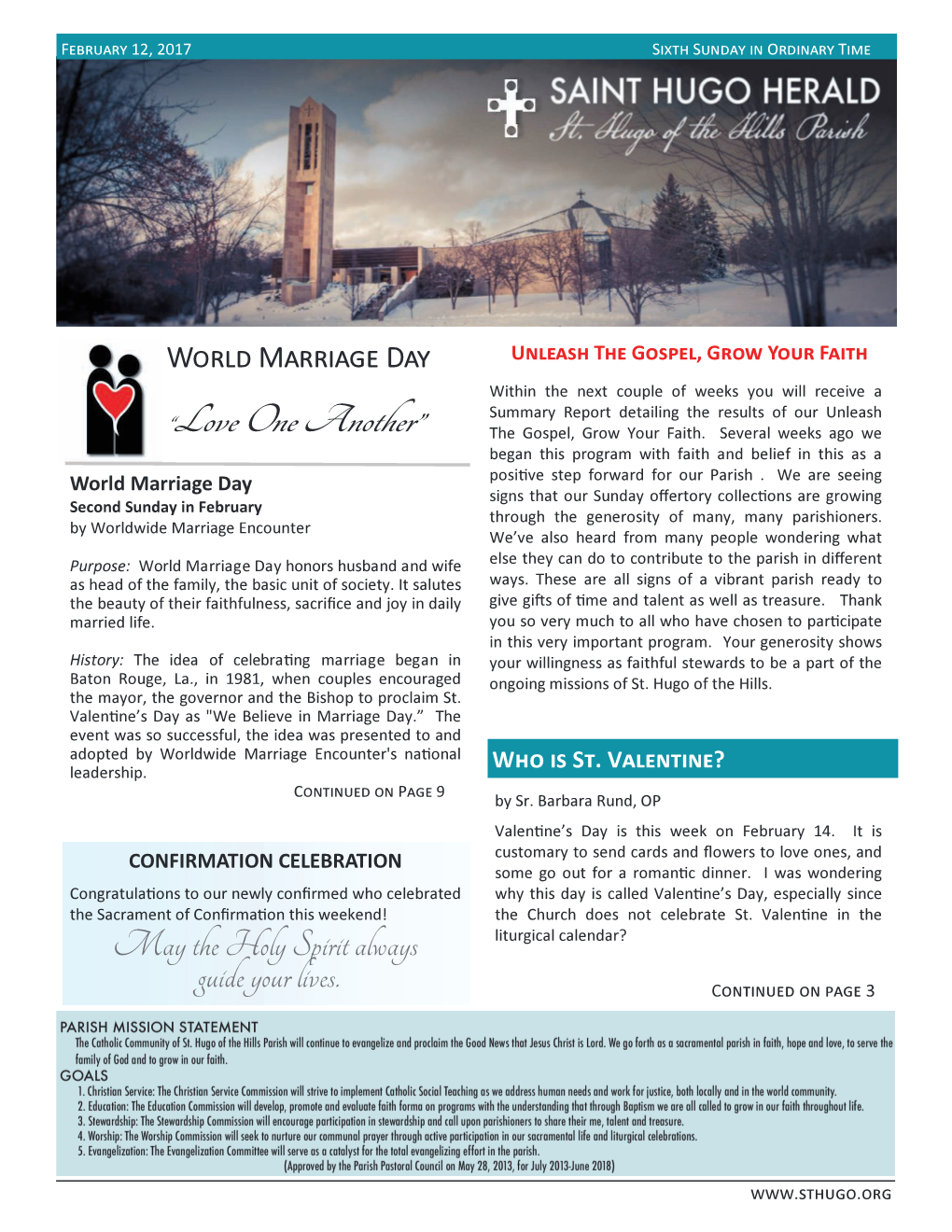 “Love One Another” Summary Report Detailing the Results of Our Unleash the Gospel, Grow Your Faith