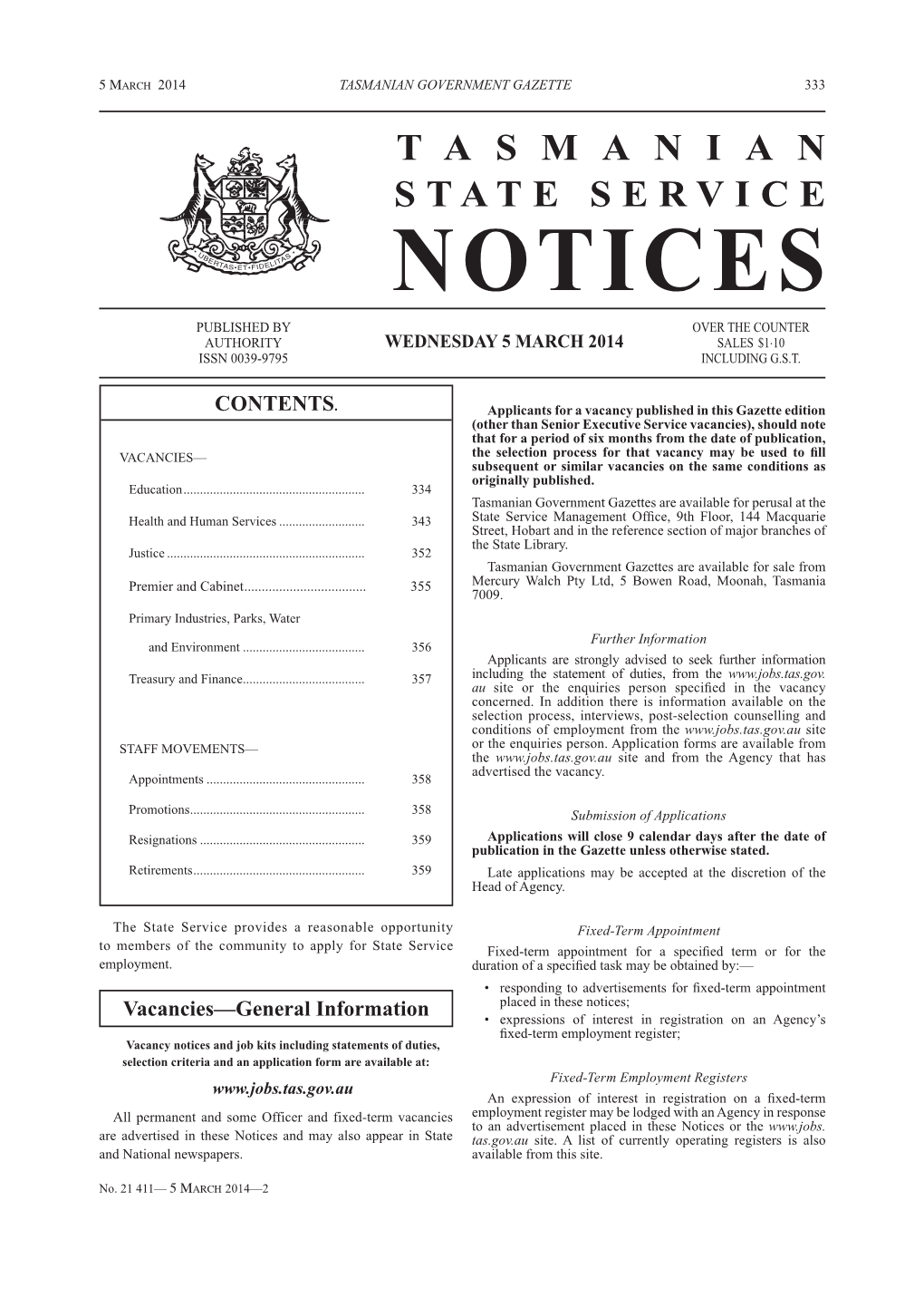 State Service Notices 21411
