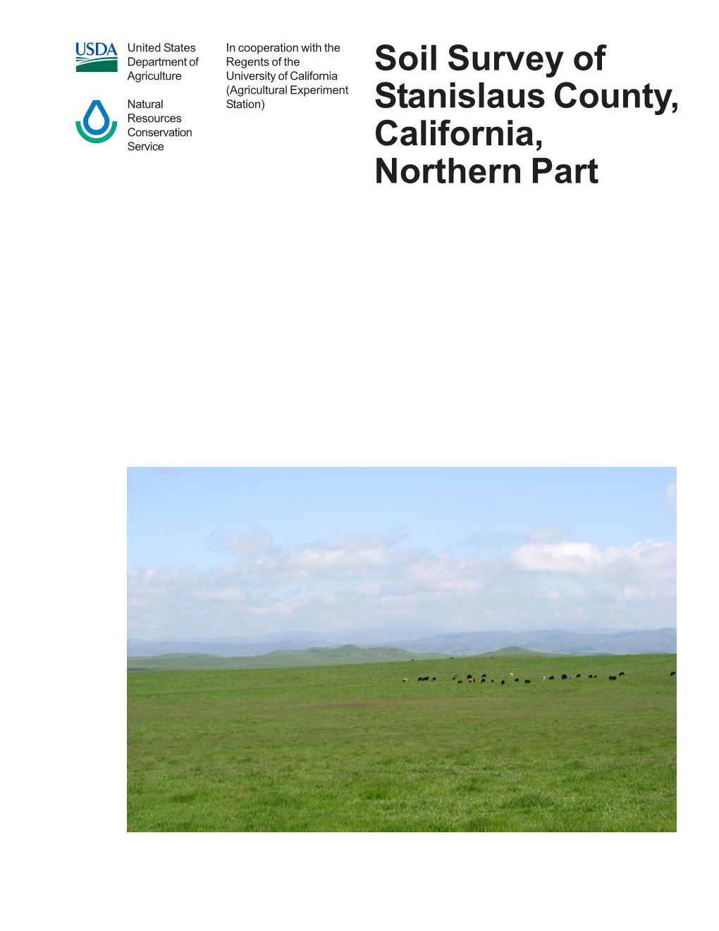 Soil Survey of Stanislaus County, California, Northern Part