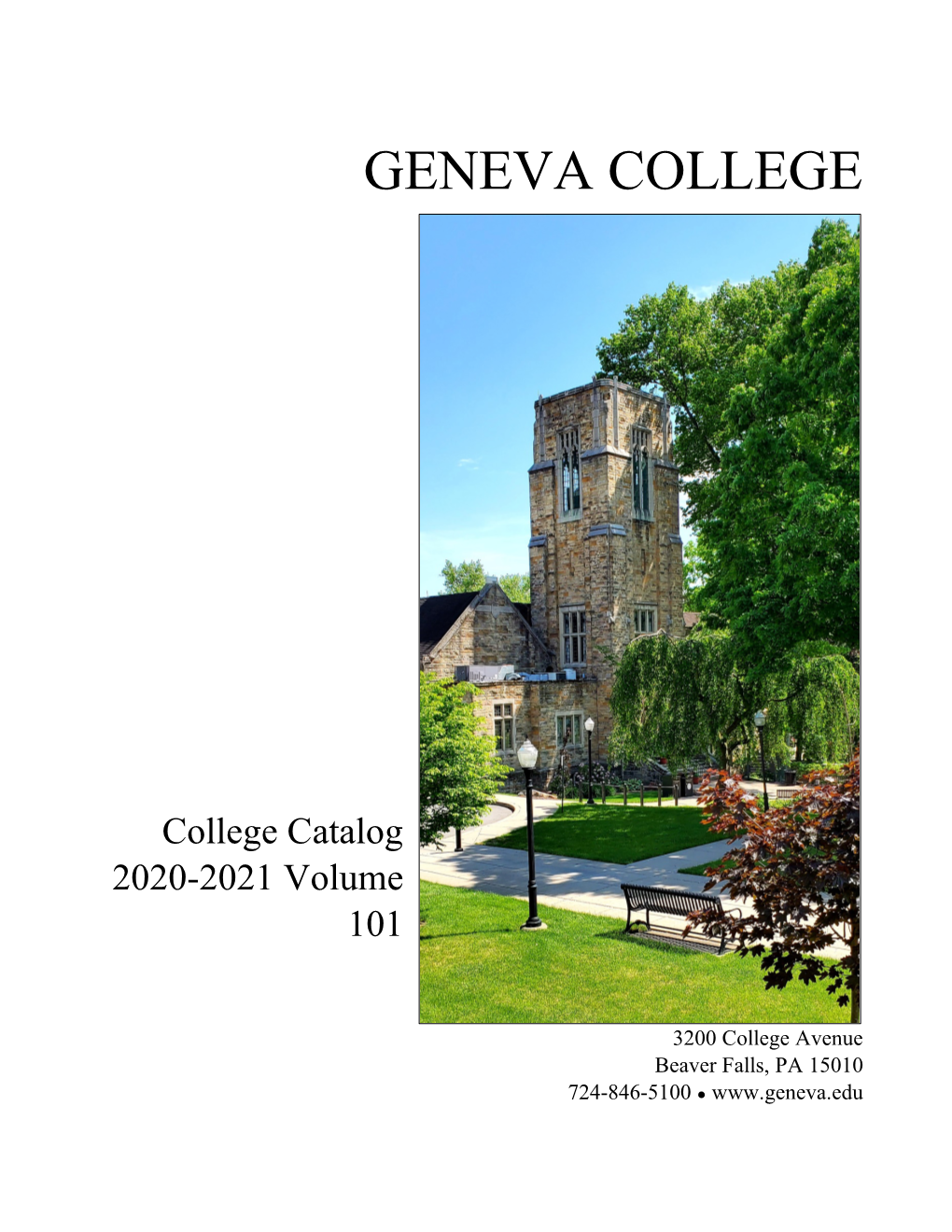 2020-2021 College Catalog