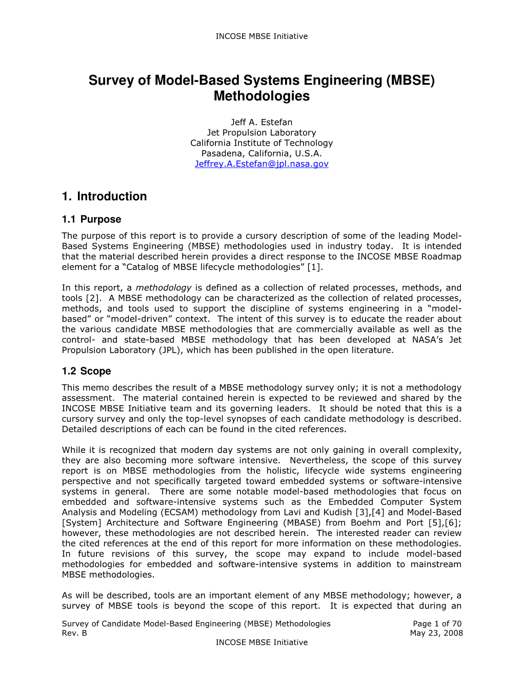 (MBSE) Methodologies