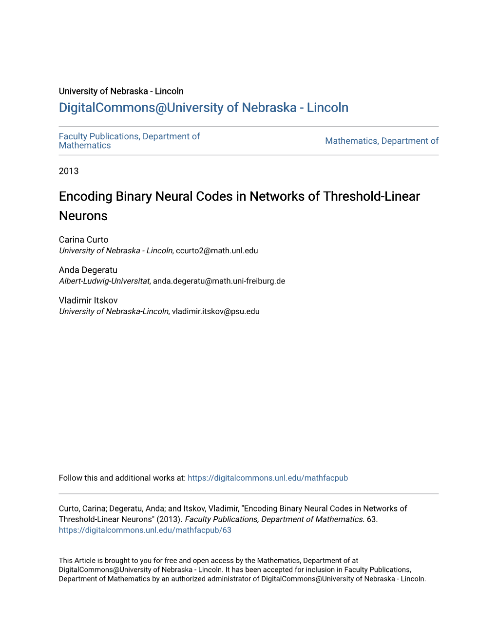 Encoding Binary Neural Codes in Networks of Threshold-Linear Neurons