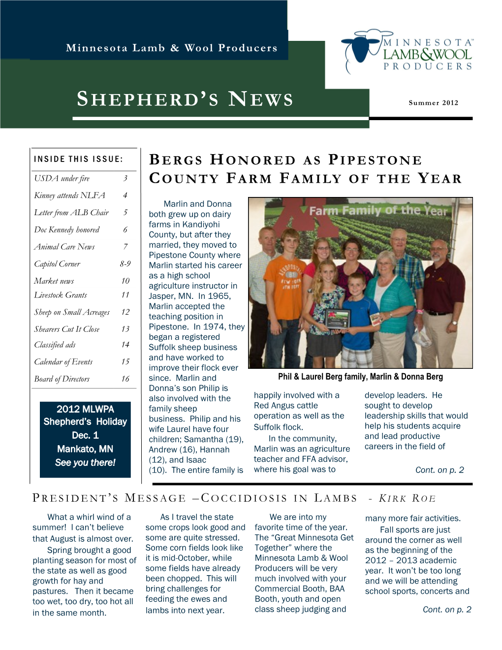 Shepherd's News