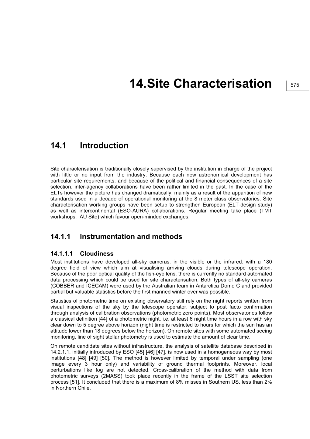 14. Site Characterisation 575