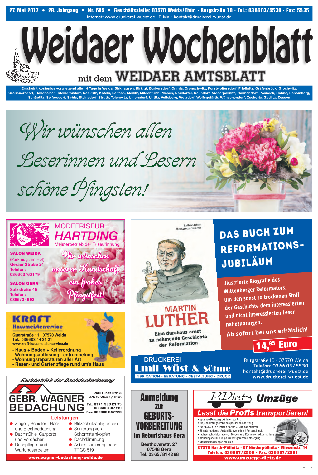 Weidaer Wochenblatt