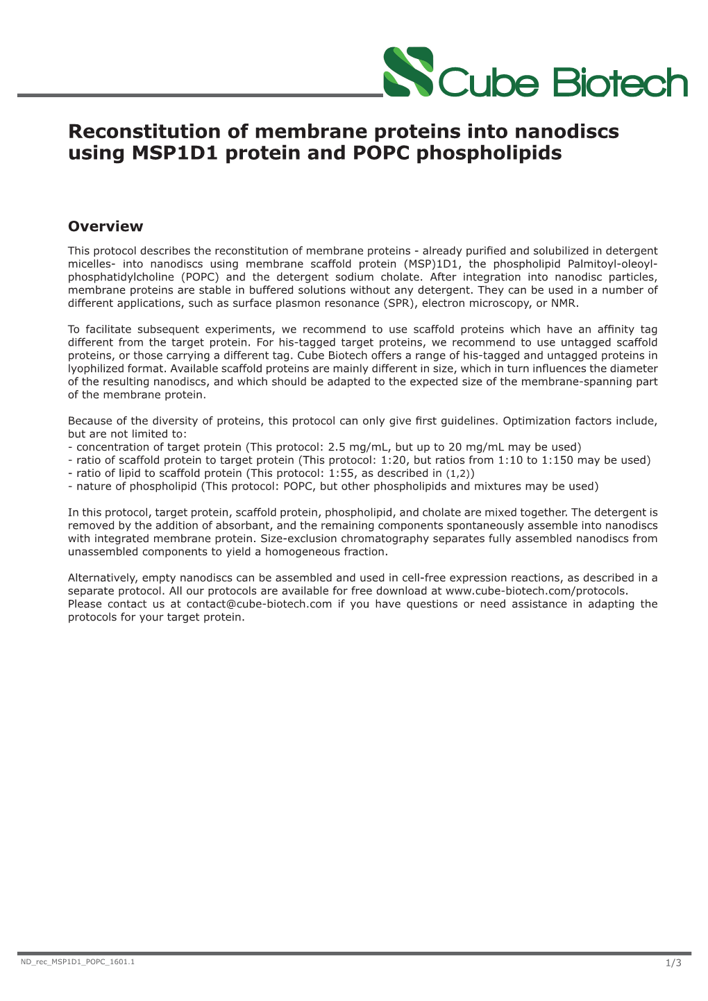 POPC Phospholipids