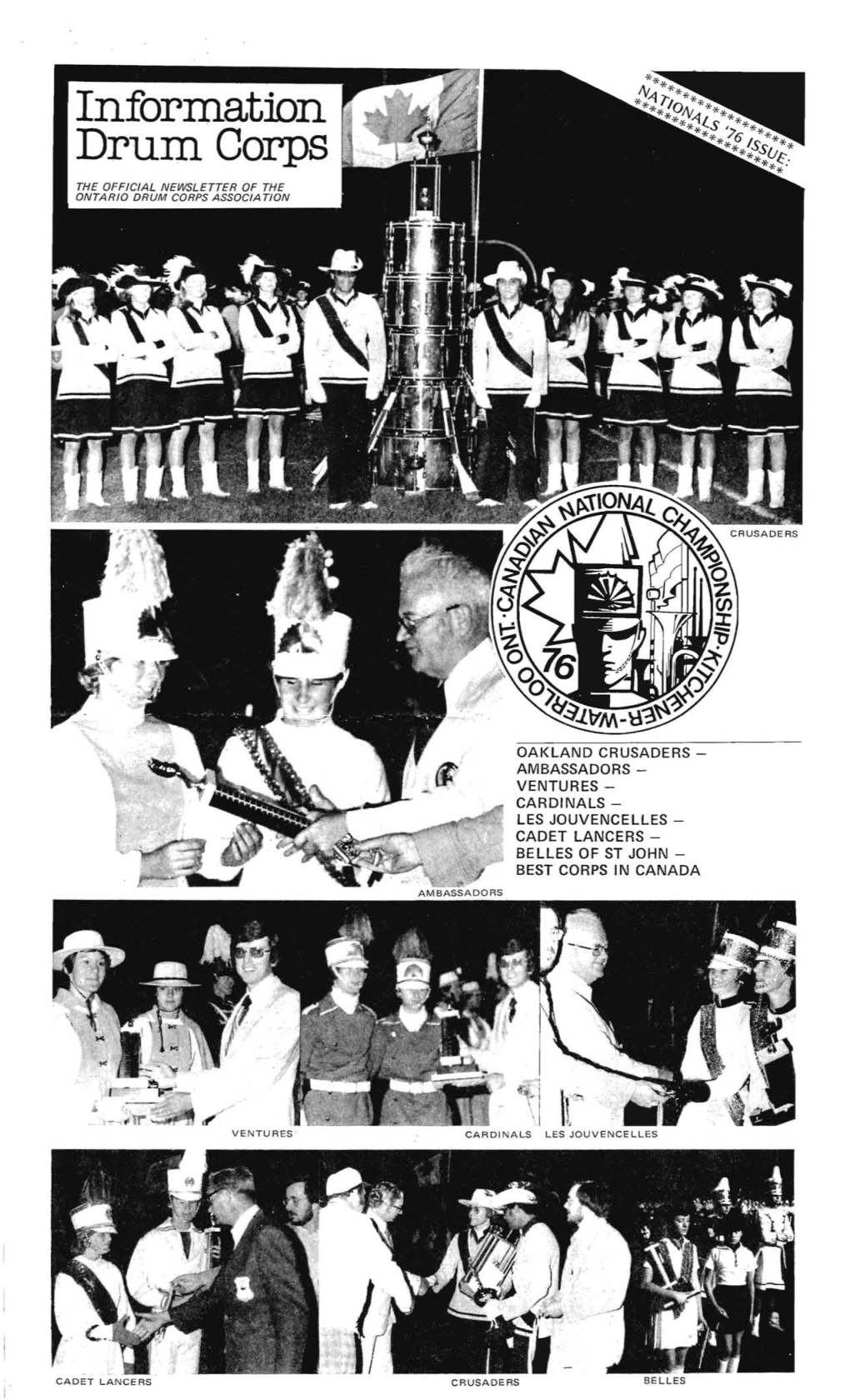 Information Drum Corps, October 1976