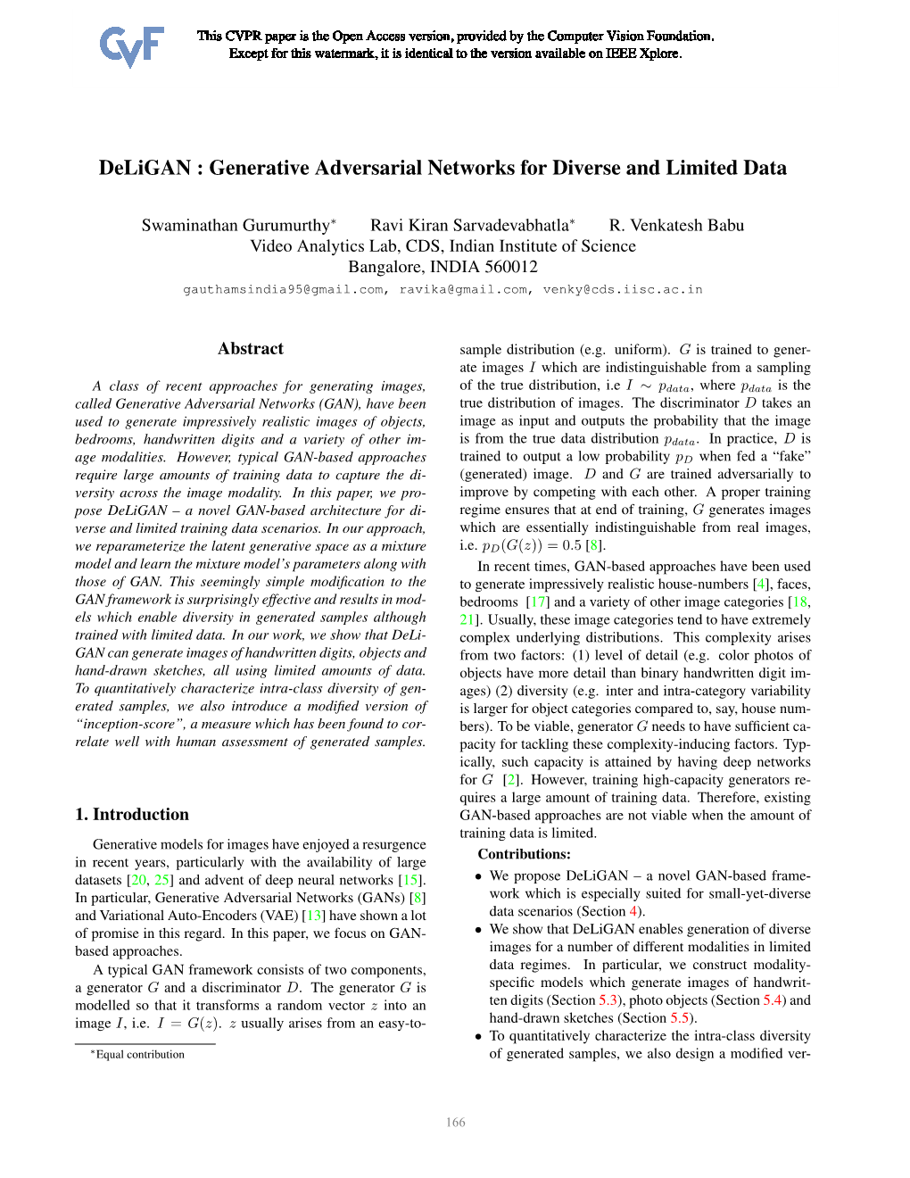 Generative Adversarial Networks for Diverse and Limited Data