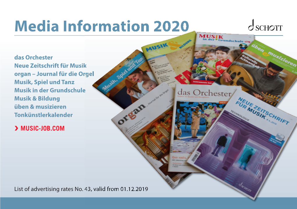 Media Information 2020