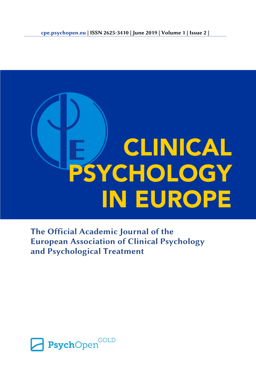 Clinical Psychology in Europe