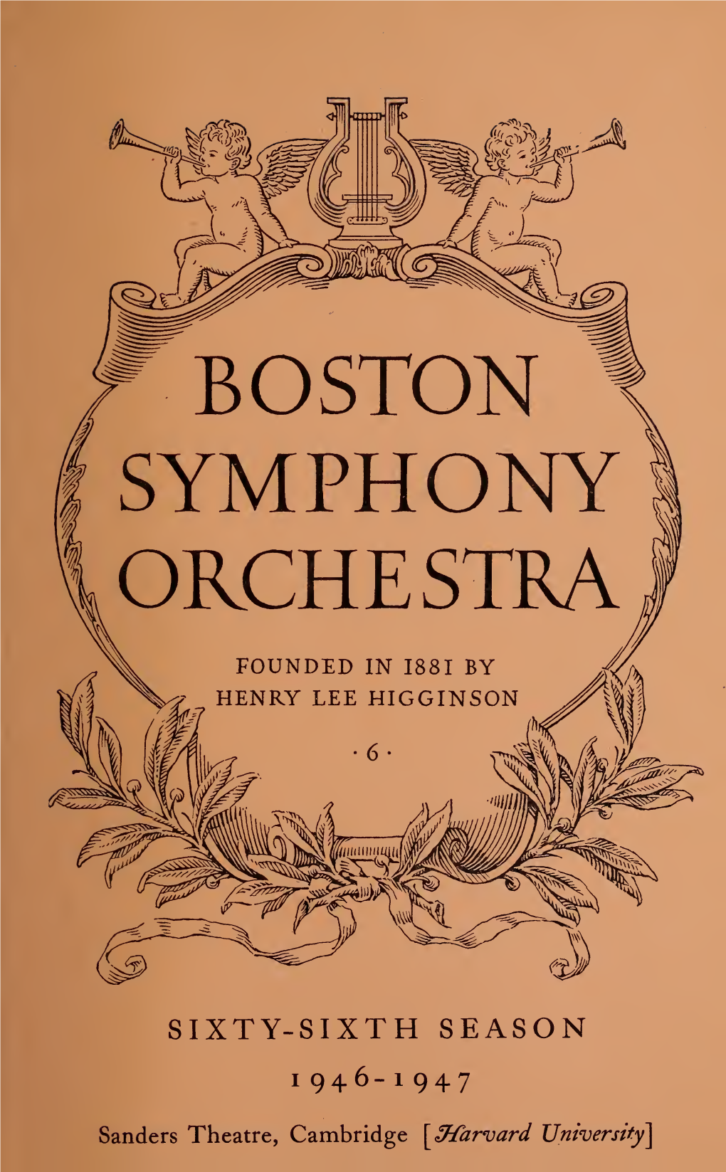 Boston Symphony Orchestra Concert Programs, Season 66,1946