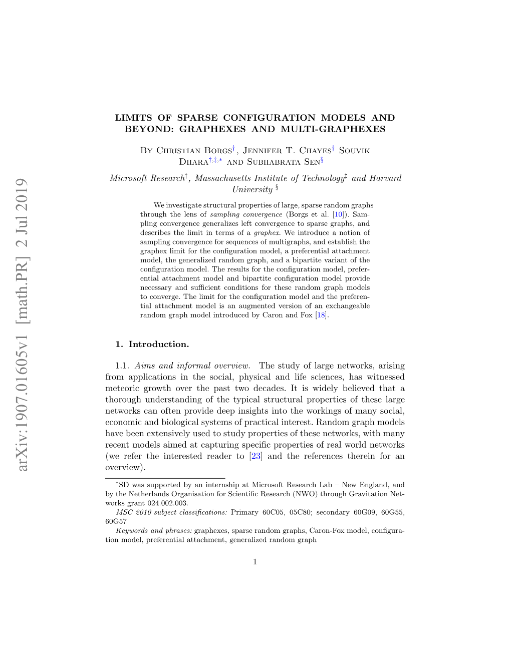 Limits of Sparse Configuration Models and Beyond: Graphexes and Multi-Graphexes