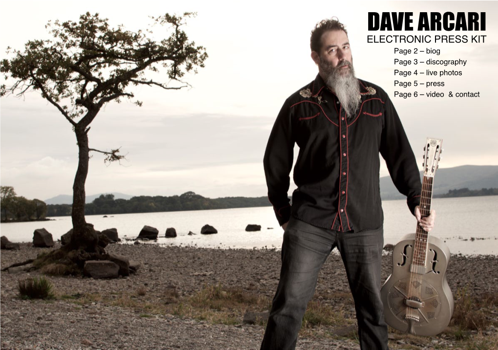 Dave Arcari Discography