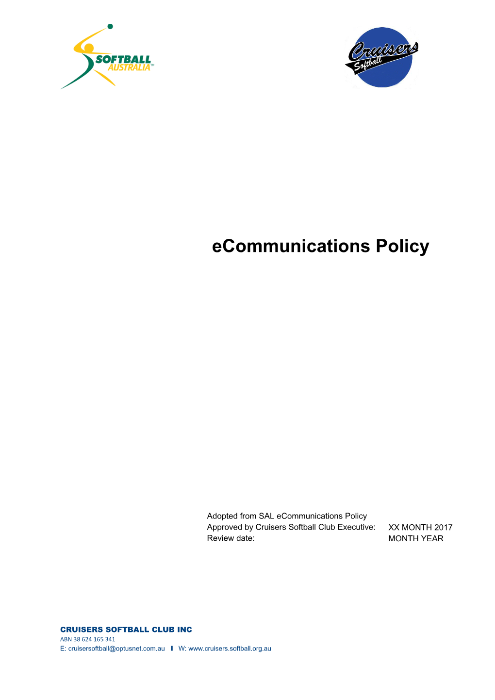 Ecommunications Policy