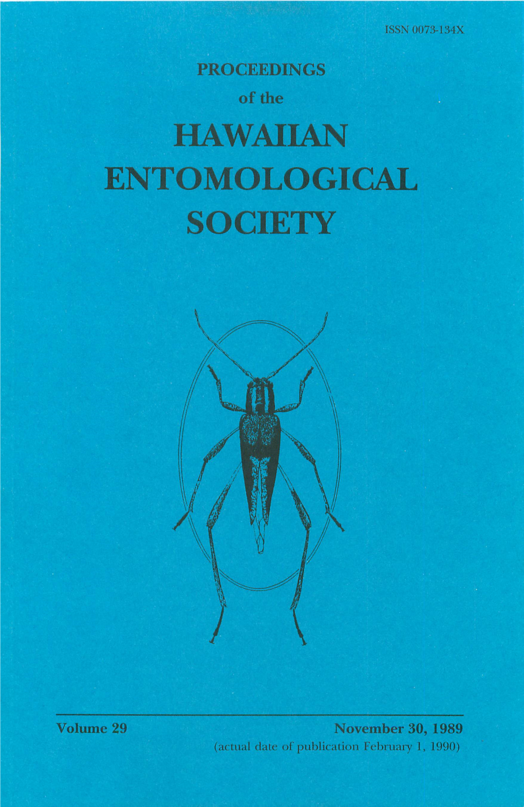 Hawaiian Entomological Society