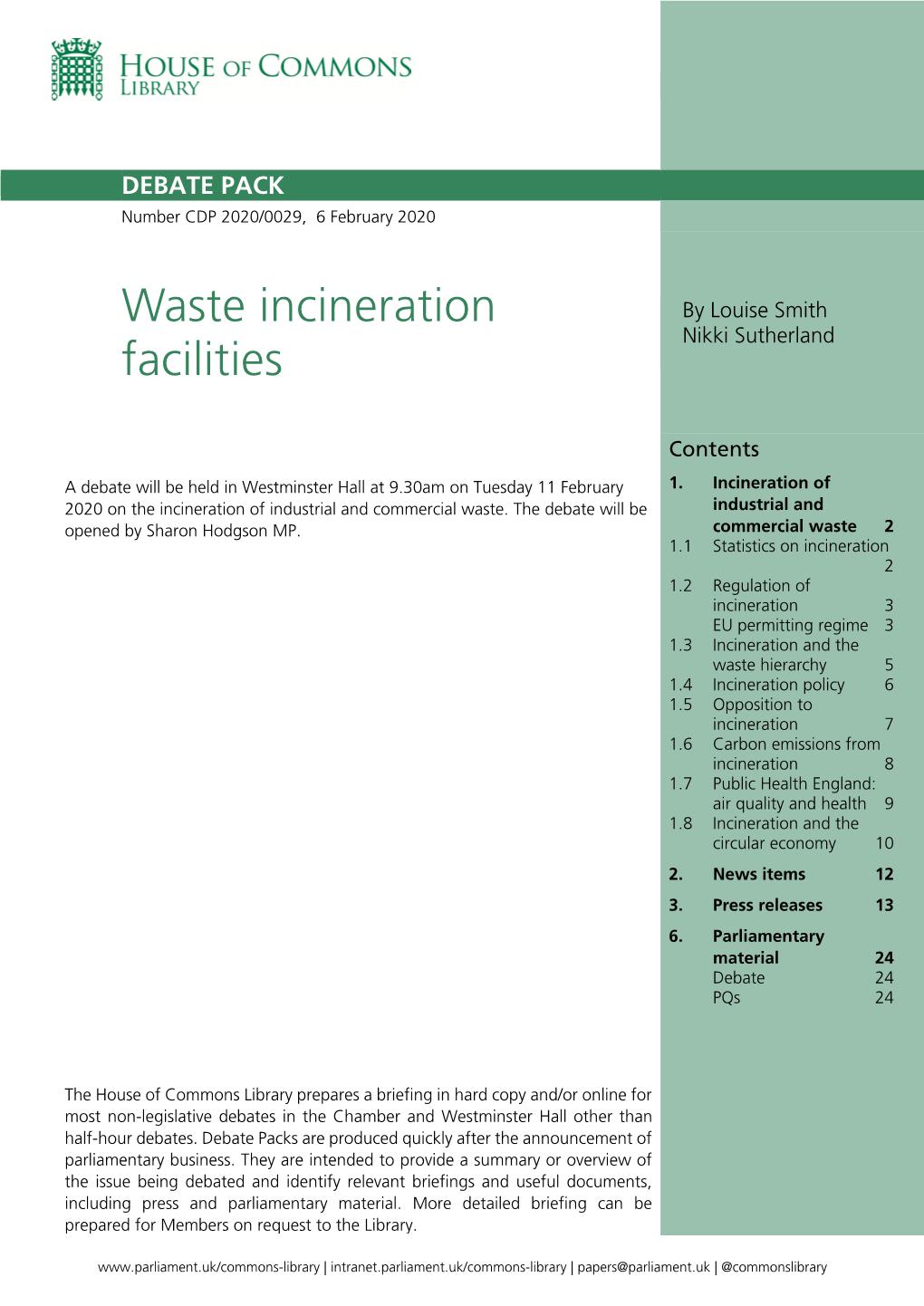 Waste Incineration Facilities 3