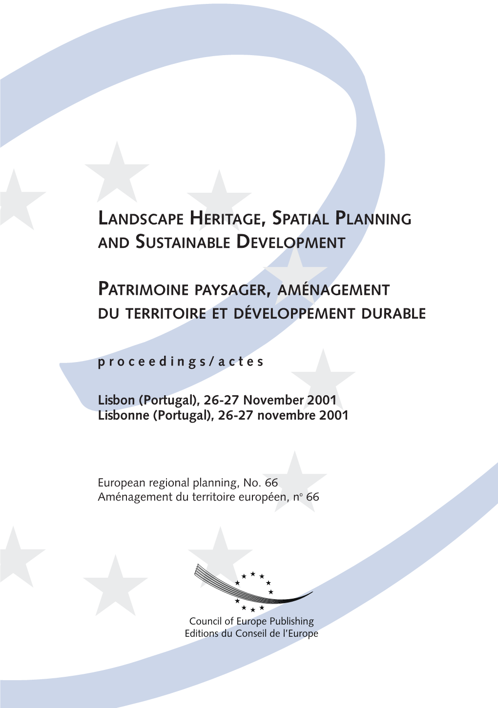 Landscape Heritage, Spatial Planning and Sustainable Development