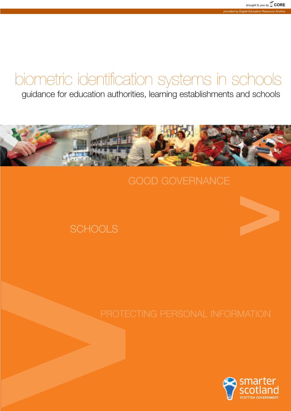 Biometric Identification Systems in Schools: Guidance For