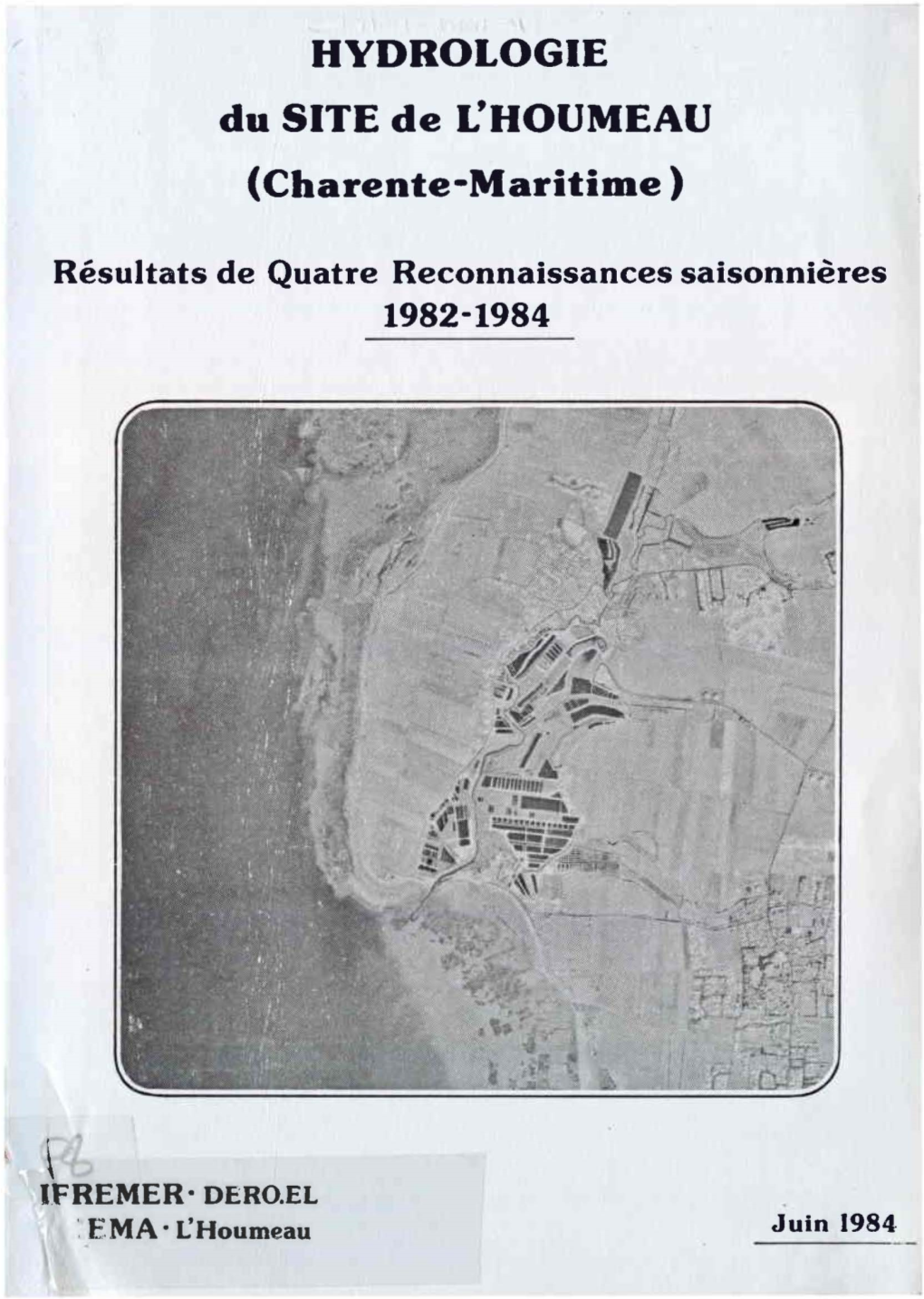 HYDROLOGIE Du SITE De L'houmeau (Charente-Maritime)